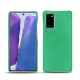 Coque cuir Samsung Galaxy Note20 - Menthe vintage ( Pantone 562C ) 