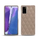 Funda de piel Samsung Galaxy Note20 - Taupe vintage - Couture