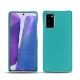 가죽 커버 Samsung Galaxy Note20 - Bleu fluo