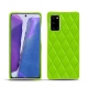 Lederschutzhülle Samsung Galaxy Note20 - Vert fluo - Couture
