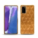 Funda de piel Samsung Galaxy Note20 - Or Maïa - Couture