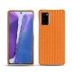 Lederschutzhülle Samsung Galaxy Note20 - Abaca arancio