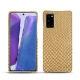 Custodia in pelle Samsung Galaxy Note20 - Serpent sabbia