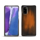 Lederschutzhülle Samsung Galaxy Note20 - Marron Patine