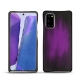 Capa em pele Samsung Galaxy Note20 - Violet Patine