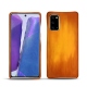 Capa em pele Samsung Galaxy Note20 - Orange Patine