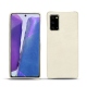 Funda de piel Samsung Galaxy Note20 - Blanc escumo