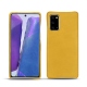 Lederschutzhülle Samsung Galaxy Note20 - Jaune soulèu