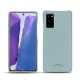 Coque cuir Samsung Galaxy Note20 - Bleu ciel PU