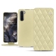 Lederschutzhülle OnePlus Nord - Beige - Couture ( Nappa - Pantone 7502C ) 