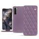 Custodia in pelle OnePlus Nord - Lilas - Couture ( Nappa - Pantone 2645U ) 