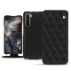 Funda de piel OnePlus Nord - Ebène - Couture ( Sleek P C12 - Black ) 