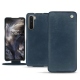 Funda de piel OnePlus Nord - Jean vintage ( Roughtcut - Pantone 285U  ) 