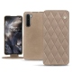 Housse cuir OnePlus Nord - Taupe vintage - Couture