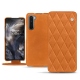 Housse cuir OnePlus Nord - Mandarine vintage - Couture