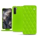 硬质真皮保护套 OnePlus Nord - Vert fluo - Couture