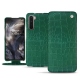 OnePlus Nord leather case - Crocodile pino