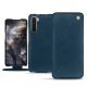 OnePlus Nord leather case - Blu mediterran