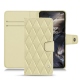 Capa em pele OnePlus Nord - Beige - Couture ( Nappa - Pantone 7502C ) 
