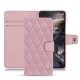 OnePlus Nord leather case - Rose - Couture ( Nappa - Pantone 2365C ) 
