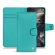 OnePlus Nord leather case - Bleu fluo