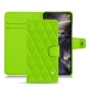 Capa em pele OnePlus Nord - Vert fluo - Couture