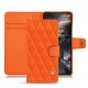 Housse cuir OnePlus Nord - Orange fluo - Couture