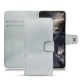 OnePlus Nord leather case - Platinium ( Pantone 877C ) 