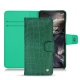 OnePlus Nord leather case - Crocodile pino