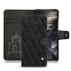 Funda de piel OnePlus Nord - Negre poudro - Couture
