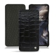 Housse cuir OnePlus Nord - Crocodile nero