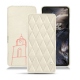 OnePlus Nord leather case - Blanc escumo - Couture