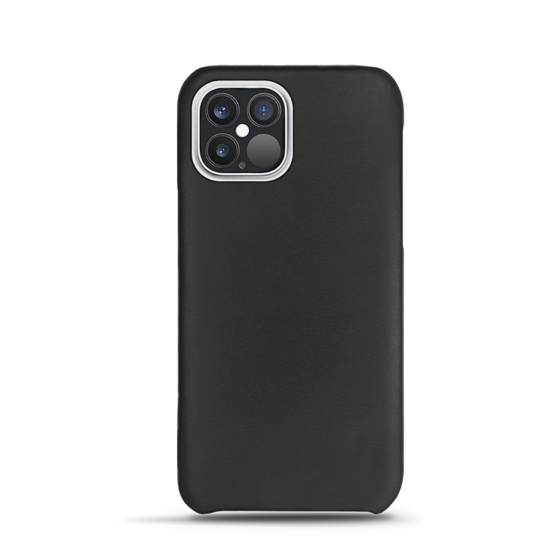 Pochette iPhone 12 Pro Max de Luxe avec Portefeuille détachable en Cuir /  Coque Magnétique Couleur Noir