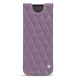 Custodia in pelle Samsung Galaxy Z Fold2 - Lilas - Couture ( Nappa - Pantone 2645U ) 