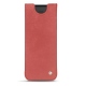 Samsung Galaxy Z Fold2 leather pouch - Cerise vintage ( Pantone 185C ) 