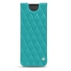 Capa em pele Samsung Galaxy Z Fold2 - Bleu fluo - Couture