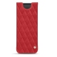 Samsung Galaxy Z Fold2 leather pouch - Rouge troupelenc - Couture