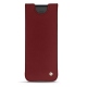 Samsung Galaxy Fold leather pouch - Rouge Veggie
