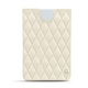 Funda de piel Microsoft Surface Duo - Blanc - Couture ( Bologna - White ) 