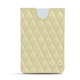 Custodia in pelle Microsoft Surface Duo - Beige - Couture ( Nappa - Pantone 7502C ) 