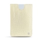 Microsoft Surface Duo leather pouch - Crocodile milk
