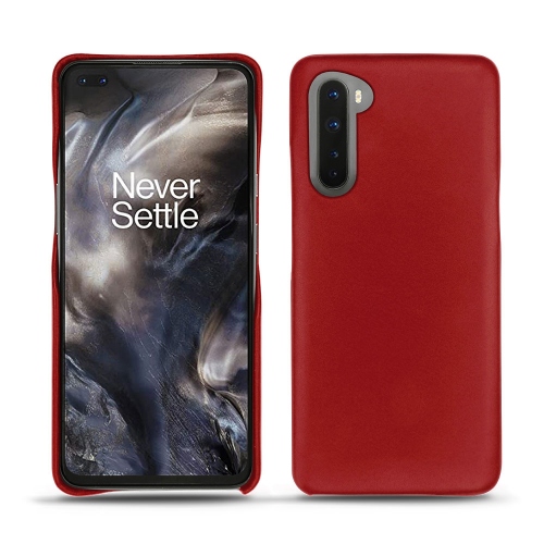 Les coques en cuir pour OnePlus NordRouge ( Nappa - Pantone #d50032 ) 