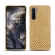 OnePlus Nord leather cover - Serpent sabbia