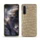 Coque cuir OnePlus Nord - Autruche desert