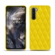 Coque cuir OnePlus Nord - Jaune fluo - Couture