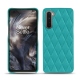 レザーケース OnePlus Nord - Bleu fluo - Couture