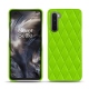 Capa em pele OnePlus Nord - Vert fluo - Couture