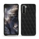 Coque cuir OnePlus Nord - Negre poudro - Couture