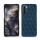 Coque cuir OnePlus Nord - Blu mediterran - Couture