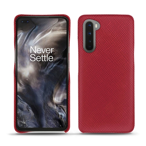 Ledermuscheln für OnePlus NordRouge passion ( Pantone #a6192e ) 